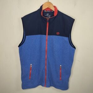 Southern Tide Cambridge Fleece Vest Full Zip Trail Outdoor
